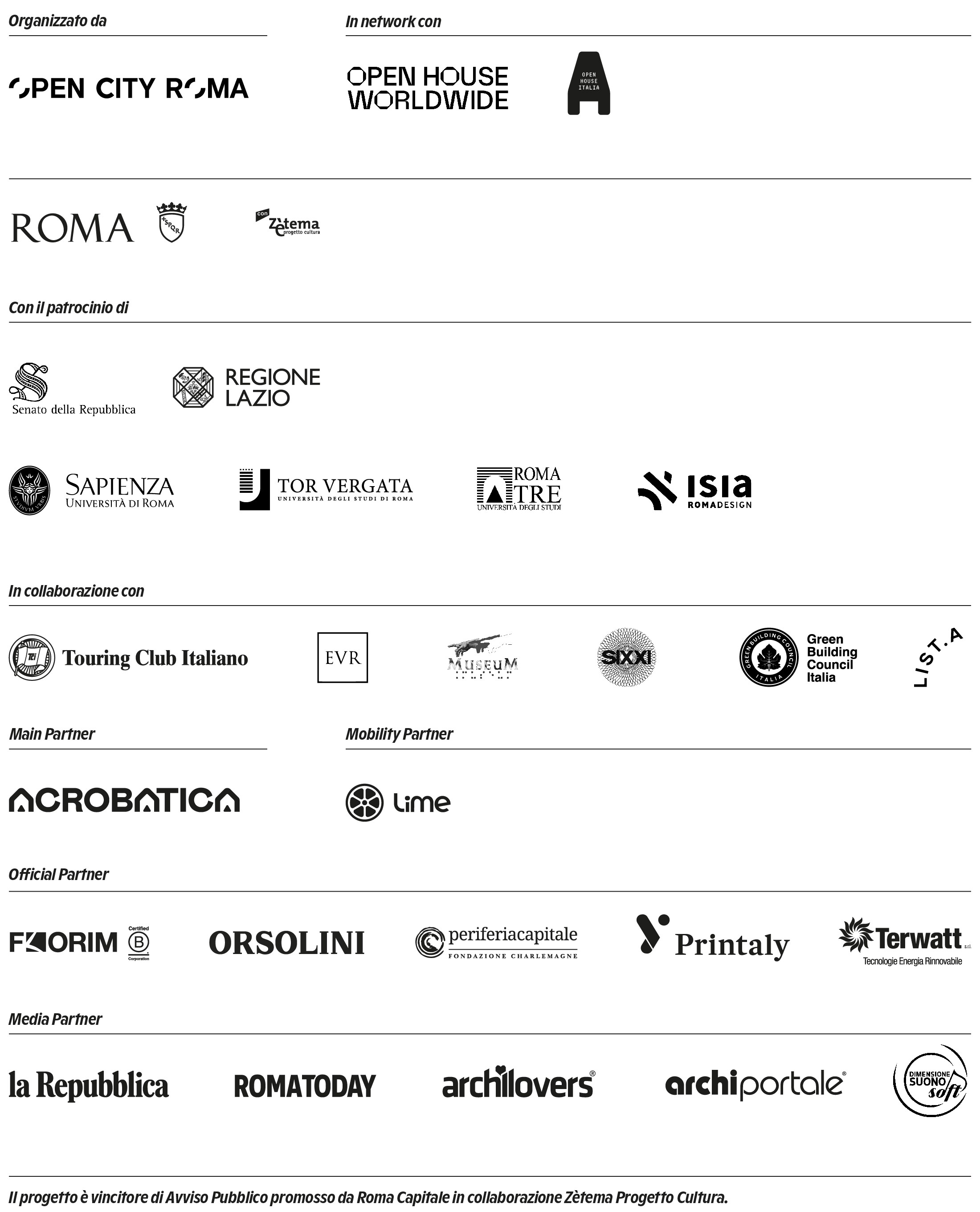 VISITE A CASA L' AMMONITE Open House Roma